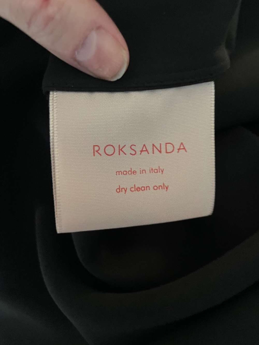 $1420 Roksanda Sleeveless Tie-Neck Mini Dress Black Blush Pink Satin Hem - Picture 9 of 10